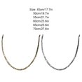 thumbnail image 3 of Maytalsory Wide Application Easy Matching Chain Necklaces For All Occasions Gifts gold 45cm 1Set, 3 of 6