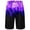 Z192-Purple, variant on XINPING Mens Swim Trunks Casual Hawaiian Print Quick Dry Beach Swimming Shorts with Pockets Upf 50 Sun Protection Swimwear Bathing Suits