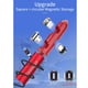 thumbnail image 4 of Inteprter Adaptador de caja de enchufe portátil contenedor de almacenamiento de Metal para Micro USB tipo C conector de Cable de Electrónica rojo, 4 of 6
