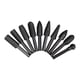 thumbnail image 1 of Juego de brocas para fresadora con brocas giratorias para carpintería, juego de escofinas giratorias con relieve para 10 piezas, 1 of 9