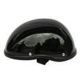 thumbnail image 3 of Yeacher Retro Style Motorcycle Half Helmet ABS+Cotton Plastic Cap- Bright Black for Motorcyclist Biker Ridder(One Size)Universal Washable, 3 of 8
