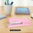 thumbnail image 4 of Stapler 25 Sheet Capacity with 1000 Staples and Staple Remover - Staplers for Desk Non-Slip Office Stapler with Staples for Office Pink, 4 of 9