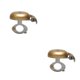 thumbnail image 1 of Eigraketly Campana de bicicleta de montaña manillar izquierdo derecho deportes al aire libre accesorios de anillo de ciclo Oro 2piezas Eigraketly CBP230395, 1 of 6