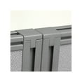 thumbnail image 2 of Easy Office 60W 4 Person Desk with 66H Panels in White - Engineered Wood, 2 of 2