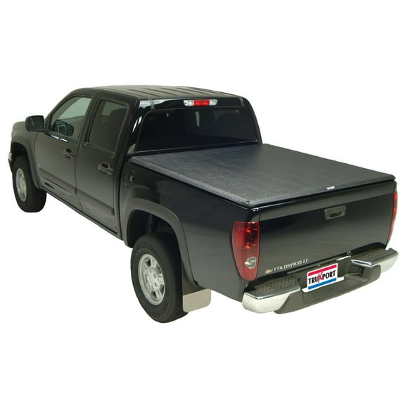 Truxedo Tonneau Cover 243301 TruXport; Soft Roll-Up Hook And Loop; Lockable Using Tailgate Handle Lock; Black; Vinyl