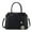 Black, variant on MKF Collection Elodie Triple Compartment Women's Tote Bag, Stylish Shoulder Purse Handbag by Mia K - Navy