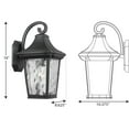 thumbnail image 2 of Marquette Collection One-Light Medium Wall Lantern with DURASHIELD, 2 of 2