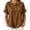 04-Brown, variant on Yutgune Women's Summer Cotton Linen Henley Ruffle Cuff Blouse Loose Solid Color Tops Casual Summer Clothes