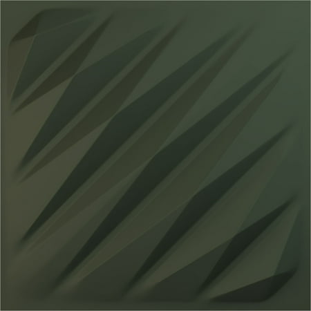 19 5/8 W x 19 5/8 H Arrow EnduraWall Decorative 3D Wall Panel UltraCover Satin Hunt Club Green (Covers 2.67 Sq. Ft.)