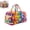 C, variant on 16"x8"x8" Hippie Bohemian Quilted Weekender Travel Bag, Quilted Hippie Van Duffle Bag With Adjustable Strap, Multifunctional Tote Bags With Zipper, Retro Book Duffle Bags For Party