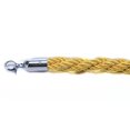 thumbnail image 3 of VIP Crowd Control 1674 60 in. Braided Rope with Mirror Closable Hook - Yellow-Gold, 3 of 4