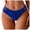 Blue, variant on vigerkar Bikini Bottoms for Women Moderate Coverage String Bathing Suit Bottom Summer Side Tie Low Rise Swim Bottom Blue, M