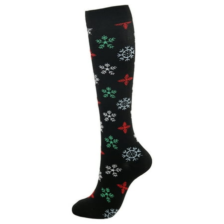 

Follure Womens Socks Performance Cotton Pad Sports Leisure Sock Christmas Pattern Sock For