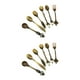 thumbnail image 4 of Toystoory De vajilla Retro, tenedor, cuchara de aleación, cuchara de cocina, cucharón de cocina, cucharilla de doméstico, cubiertos bronce verde 2piezas Toystoory CBP022364, 4 of 5