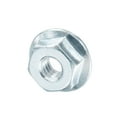 thumbnail image 4 of Uxcell #8-32 Serrated Flange Hex Lock Nuts, 100Pack Carbon Steel Non-Slip Hexagon Flange Nut, Full Thread, Silver, 4 of 5