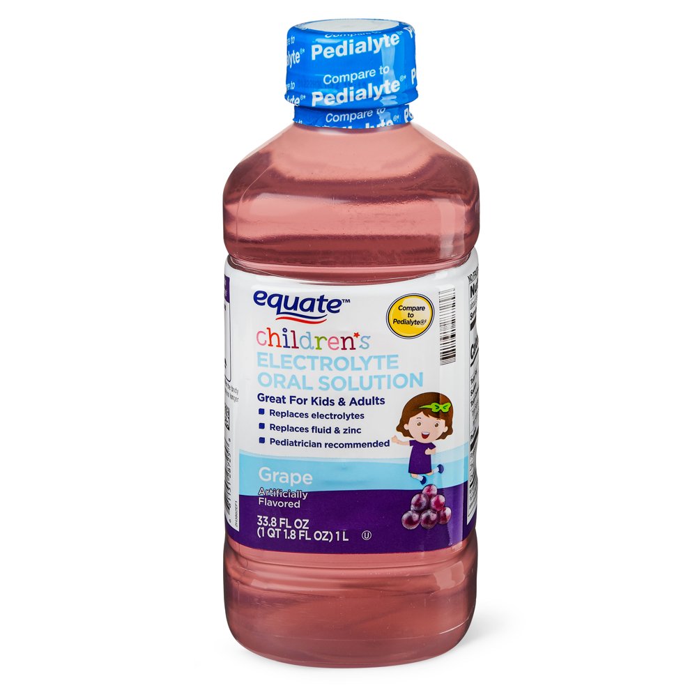 Equate Grape Electrolyte Solution, With Zinc, Fluids and Electrolytes