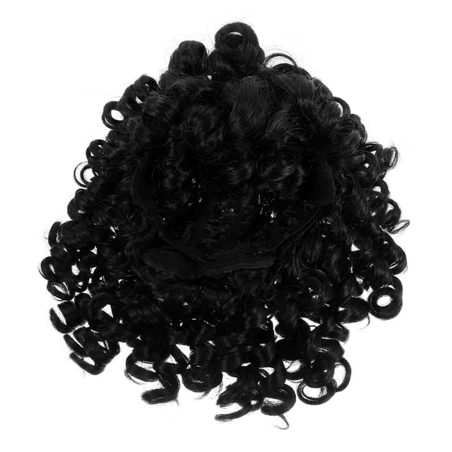 Peluca ondulada corta, peluca rizada decorativa, peluca para disfraz, peluca de cosplay, peluca de fiesta
