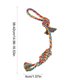 thumbnail image 3 of Cuerda de algodón para perros con nudos – Cuerda resistente para la dentición de cachorros, juguete interactivo de tira y afloja para la limpieza bucal y el alivio de las encías., 3 of 6