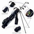 thumbnail image 3 of RUTHNISSI Golf Stand Bag, Lightweight Golf Easy Carry Bag with Padded Strap，Durable Pitch n Putt Golf Bag , Practice Ranger Sunday Golf Bag for Men&Women，par 3, 3 of 5