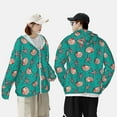 thumbnail image 6 of Sigee Starfish and Shell Print UPF50+ Men's Sun Protection Hoodie Shirt SPF UV Shirt Long Sleeve Fishing Outdoor Lightweight, S-3XL, 6 of 9