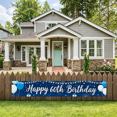 thumbnail image 4 of Happy 60th Birthday Banner with Balloons Fireworks and Gifts Background Backdrop Decors for Birthday Party Photography Props Birthday Decoration Party Supplies, 4 of 6