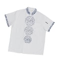 thumbnail image 1 of Camisa de manga corta antigua para restaurante chino unisex L Cola Camisa de chef de manga corta unisex, 1 of 8