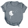 thumbnail image 4 of Birdeem T-Shirt Décontracté pour Femmes Imprimé Col Rond Manches Courtes Chandail Blouse Tops, 4 of 7