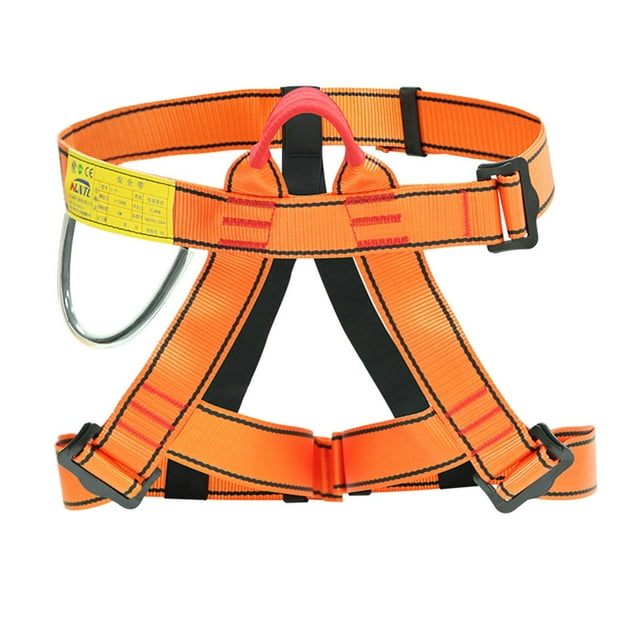 jinwen Half Body Climbing Harness Waist Harness Tree Work Rock Climbing Work at Height - Orange