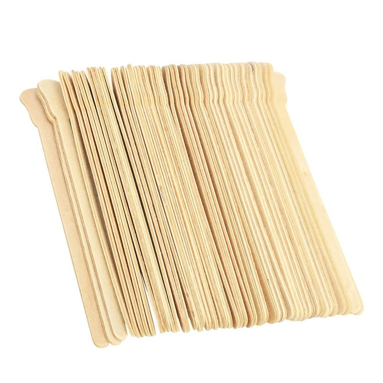 Wooden Waxing Sticks 100pcs per bag, size 5.5” x 0.625” - Italwax