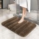 thumbnail image 1 of Color G Alfombra de baño suave, antideslizante, impermeable, alfombra de baño de felpa absorbente de 16 x 24 para baño, lavadero, bañera y sala de estar (marrón), 1 of 5
