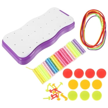 OUNONA Home Weaving Tool Lanyards Tool Kit Braider Set 23.50X11.00X3.00CM