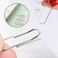 thumbnail image 3 of Paper Clips,Office Paper Clips,for Reading,Jewelry Arranging(Silver), 3 of 5