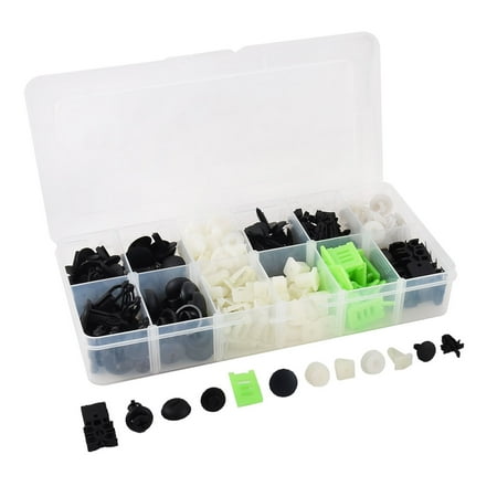 Unique Bargains 250 x Plastic Rivets Auto Door Bumper Fasteners Push in Clips for Isuzu R1