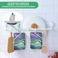 thumbnail image 4 of Yayeee Pot Holders Kitchen Heat Resistant with Pocket 7"x9.8" Cotton Oven Cooking Hot Pads, Moonlight Forest, 4 of 7