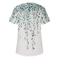 thumbnail image 6 of GaThRRgYP Spring Tops for Women,Womens Tops Short Sleeve Cotton,Women's Summer Round-Neck Printed T-Shirts Casual Short Sleeve Blouse Tops, 6 of 6