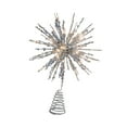 thumbnail image 1 of Adorno Para La Parte Del árbol De Navidad, Diseño Decorativo Para Festivales, Con Estrellas Brillantes Y Plateado, 1 of 8
