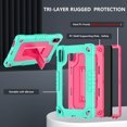 thumbnail image 3 of FIEWESEY for Lenovo Tab M9 Tablet Case,Heavy-Duty Drop-Proof Shockproof Shoulder Strap Hybrid Kids Friendly Protective Case for Lenovo Tab M9 2023 Release 9 Inch(Model:TB-310FU/310XU)(Green/Pink), 3 of 6