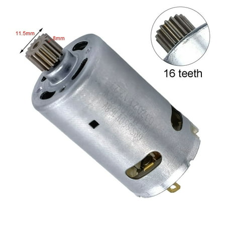 

RS550 DC Motor 16 Teeth Gear 16.8V 25v For Cordless Charge Drill Screwdriver
