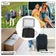 thumbnail image 4 of Unique Bargains 1 Pc Mesh Packing Cube for Luggage 11.81"x4.72"x14.96" Black, 4 of 6