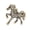 Antique Gold, variant on SmartBy Retro Horse Brooch Rhinestone Inlaid Horse Pin Zodiac Year Animal Brooch Men Women Suit Accessory for Handbag Clothes Decoration