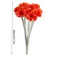 thumbnail image 2 of Flor Simulación de crisantemo artificial oficina en casa decoración floral falsa adorno de boda, naranja amarillo 10 Piezas Speravity HA8120-06B, 2 of 6