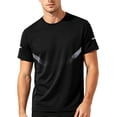 thumbnail image 4 of JTSRKL Mens Quick Dry Athletic Tees Sun Protection Breathable Lightweight Flex Athletic Gym Rash Guards Summer Running Daily Comfort Soft Tops, 4 of 7