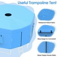 thumbnail image 4 of Jump Into Fun 14FT Trampoline Tent with 4 Windows, Sun-Protection Trampolines Tent Fits for 8 Straight Pole Round Trampoline, Trampoline Tents Canopy for Outdoor Backyard Playground - Tent Only, 4 of 7