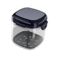 thumbnail image 4 of Estuche para limpieza de dentaduras postizas Caja para almacenamiento de prótesis dentales Baño, limpieza y remojo de prótesis dentales Negro, 4 of 9