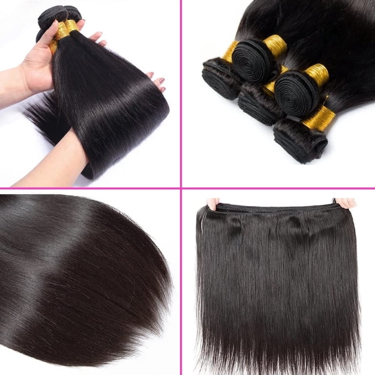 MDL Human Hair Bundles Straight Human Hair Bundles Brazilian  display picture 1
