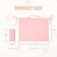 thumbnail image 4 of ANYEDDE 2-Pack Nursing Covers for Breastfeeding - Lightweight,Breathable Baby Breastfeeding Covers with Arch Neckline & Adjustable Straps,Pink & Bunny Design,Privacy Nursing Cover for Women, 4 of 9