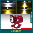 thumbnail image 2 of Paquete de 2 focos para motocicleta de 60 W, luces de conducción LED para motocicleta, far Carevas Faros de motocicleta, 2 of 7