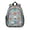 Basketball and Jersey, variant on Basketball and Star Navy Pattern Backpack for School, Cute School Bag with Adjustable Shoulder Straps and Padded Back, 15"x11.42"x5.5"