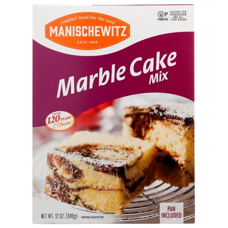 Pack of 12, Manischewitz Marble Cake Mix, 12 oz