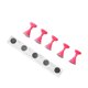 thumbnail image 1 of Jumpingount 6 piezas de soportes para práctica de uñas, juego de soportes para puntas de uñas, exhibición de uñas para entrenamiento, Base de cristal, Juegos de manicura Rojo Jumpingount CE013602-02B, 1 of 6